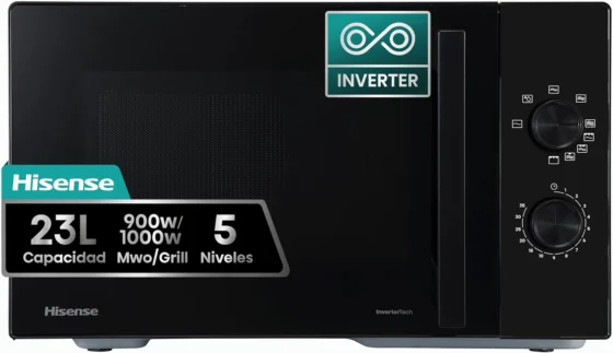 Hisense, micro-ondas com inversor de 23 L, 900 W