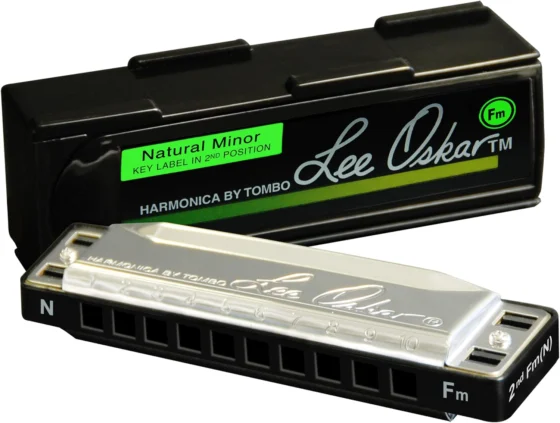 Lee Oskar Harmonic Minor, harmónica diatónica em Fá menor