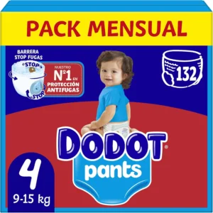 Dodot Pants, fraldas para bebés, tamanho 4, 9-15 kg