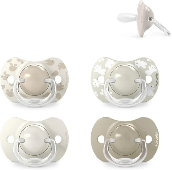 Suavinex, conjunto de 4 chupetas para bebés de 6 a 18 meses