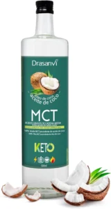 Drasanvi, óleo MCT de coco, 500 ml sem glúten