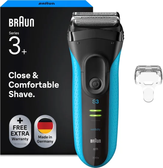 Braun Series 3 ProSkin 3040s, máquina de barbear para homem