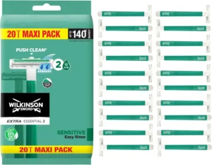 Wilkinson Sword Extra 2 Sensitive, 20 máquinas descartáveis