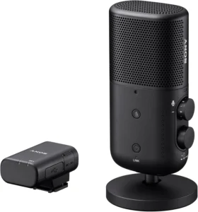 Sony ECM-S1, microfone sem fios para streaming