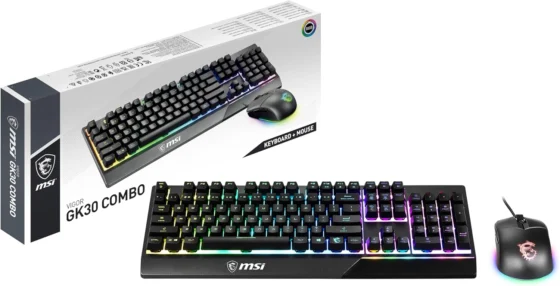MSI Vigor GK30 Combo, teclado e rato gaming RGB