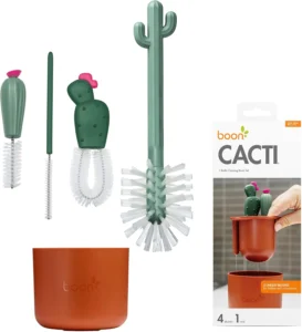 Boon Cacti, conjunto de 4 escovas de algodão