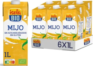 IsolaBio, bebida vegetal de painço ecológica, 6 x 1 L