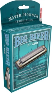 Hohner Big River 590BX, harmónica em chave de F