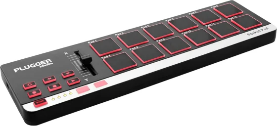 Plugger Studio Pocket Pad, controlador MIDI com 12 almofadas