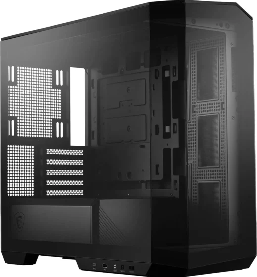 MSI MAG PANO M100L PZ, caixa PC gaming Micro-ATX com vidro panorâmico