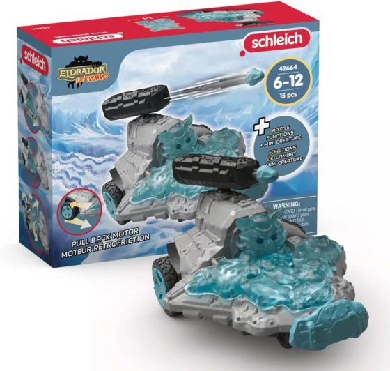 Schleich 42664 Veículo a reação de gelo com minicriatura, playset