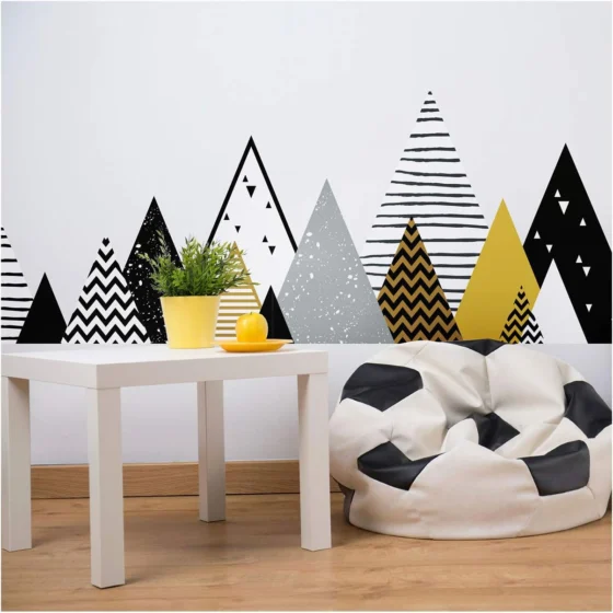 Ambiance Sticker, autocolante gigante de montanhas, 180 cm