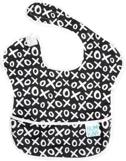 Bumkins Superbib, babete para meninas, pacote de 3