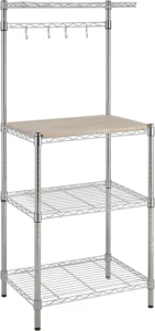 Amazon Basics, estante de cozinha de 3 prateleiras, cromo