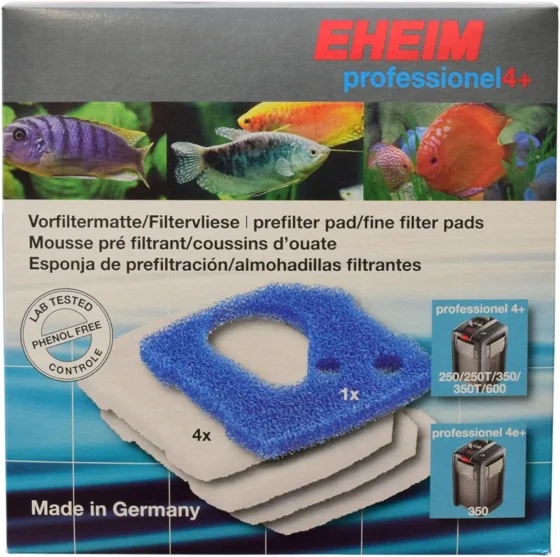 Eheim, conjunto de espuma de filtração + 4 almofadas