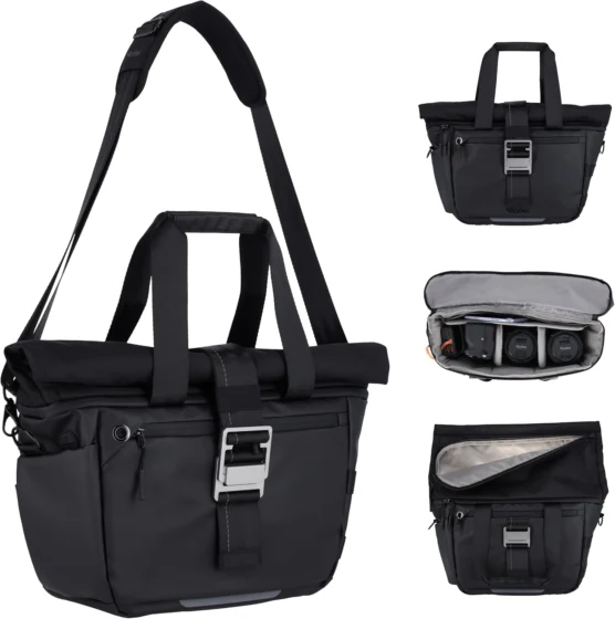 Rollei Fotoliner Ocean Rolltop Bag L, mochila para câmara