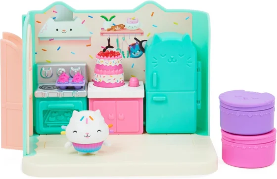 Gabby's Dollhouse, cozinha Bakey with Cakey com figura