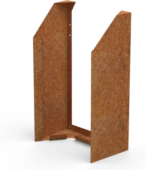 Barbecook Nestor, adaptador em aço corten