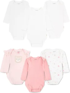 Huggies Babywear, conjunto de 6 bodies de manga comprida