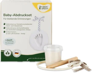GRÜNSPECHT Kit de impressão de bebé orgânico 1 lata, de nascimento