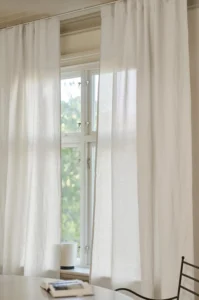 Jotex Lina, 2 cortinas em linho e algodão, 135 x 220 cm