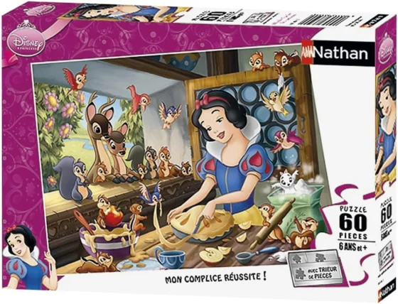 Disney Branca de Neve, puzzle infantil de 60 peças