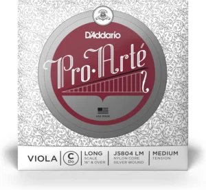 D'Addario Pro-Arte, corda Dó avulsa para viola, tensão média