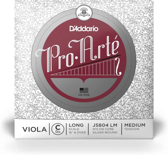 D'Addario Pro-Arte, corda Dó avulsa para viola, tensão média