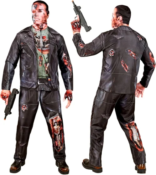 Widmann Party Fashion, disfarce de cyborg com máscara
