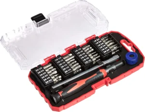 Amazon Basics Conjunto de 51 pontas de chave de fenda