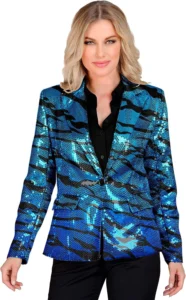 Widmann Party Fashion, blazer de lantejoulas para mulher