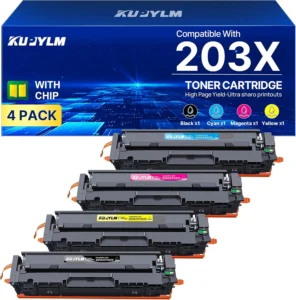 KUPYLM, toner compatível HP 203X, pack de 4 cores