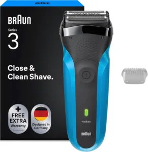 Braun Series 3 Máquina de barbear elétrica Homem, 310S, Azul