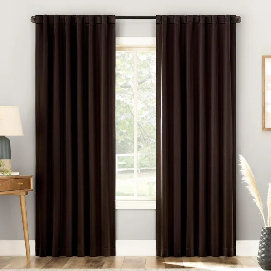 Sun Zero Belize, conjunto de 2 cortinas plissadas opacas
