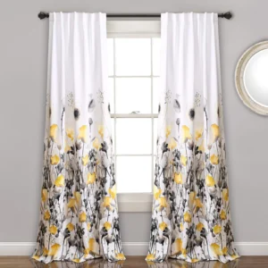 Lush Decor Zuri, cortinas para escurecer, 84 x 52 polegadas