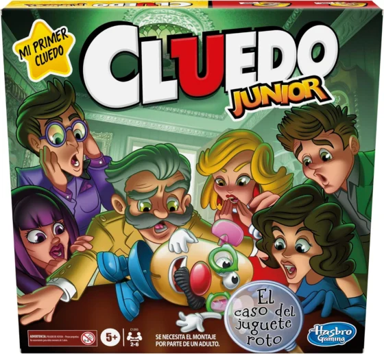 Hasbro Cluedo Junior, jogo de detetives a partir dos 5 anos