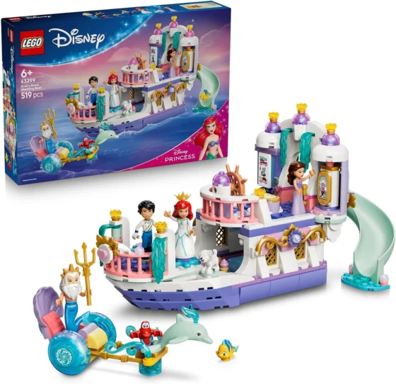 LEGO Princesas da Disney Barco de Casamento de Ariel 43299