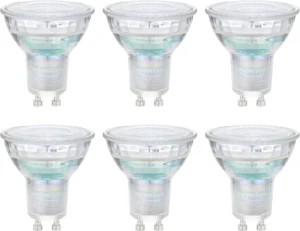 Amazon Basics, foco LED GU10 de 4,9 W, equivalente a 50 W