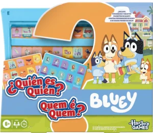 Jogo Quem é Quem? Edição Bluey, jogo de tabuleiro para crianças