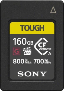 Sony, cartão de memória CFexpress de 160 GB