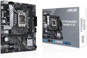 ASUS Prime B660M-K D4 Placa de base mATX Intel B660 LGA 1700 PCIe 4.0
