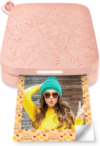 HP Sprocket 2, impressora de fotos instantânea portátil, rosa