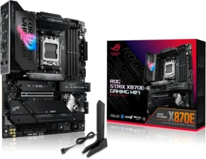 ASUS ROG Strix X870E-E Gaming WiFi AMD AM5 X870 ATX Placa base 18 + 2