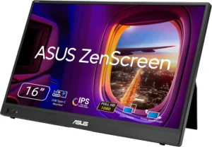 ASUS ZenScreen MB16AHVE, monitor portátil Full HD de 39,6 cm