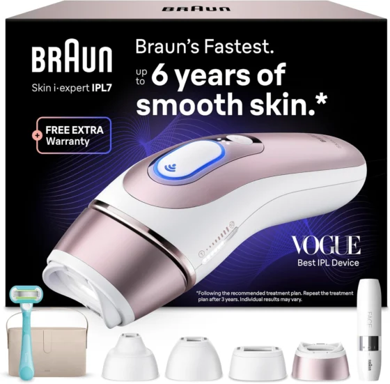 Braun Skin i·expert PL7442, depilador IPL, branco
