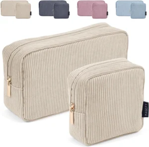 Magefy, 2 necessaires de veludo para bolsa, pequeno e grande