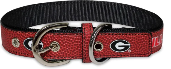 Pets First College Georgia Bulldogs, coleira, tamanho médio