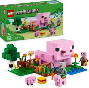 LEGO Minecraft Casa-Porco Bebé 21268, conjunto de construção