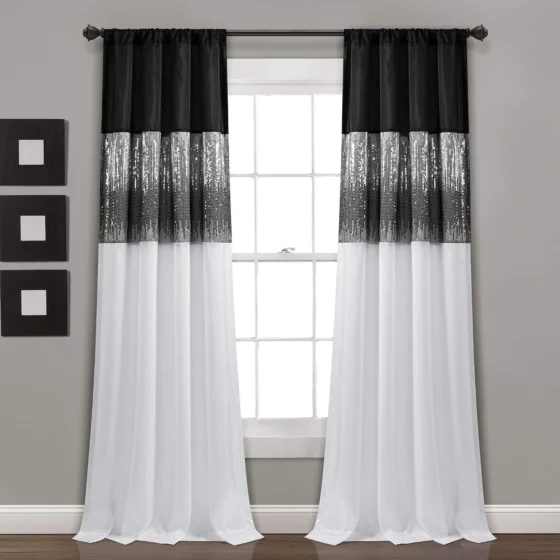 Lush Decor Night Sky, cortina para janela, 42 x 84 polegadas
