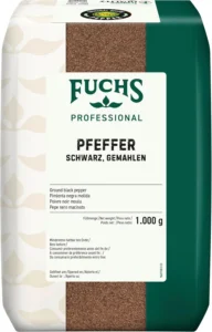 Fuchs Professional, pimenta preta moída, 1 kg